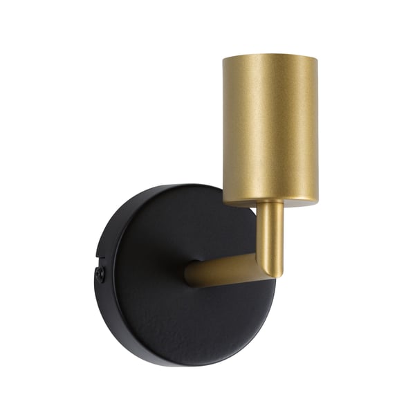 Paulmann Vägglampa Ravi IP44 E27 max. 60W Svart matt, Guld dimbar