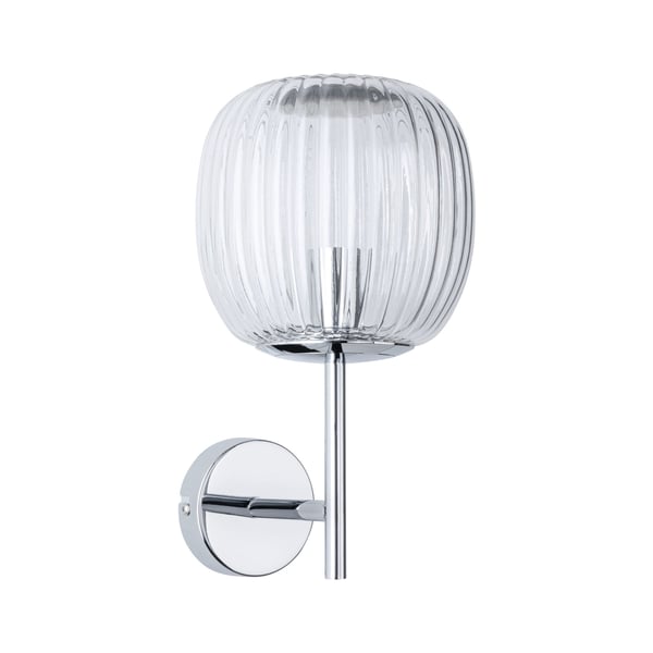 Paulmann Selection Bathroom Vägglampa Ruya IP44 E14 230V max. 20W dimbar Glas, Krom