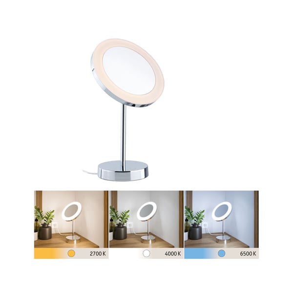 Paulmann LED sminkspegel Masua IP44 White Switch 55lm 230V 4W Krom Paulmann LED sminkspegel Masua IP44 White Switch 55lm 230V 4W Krom