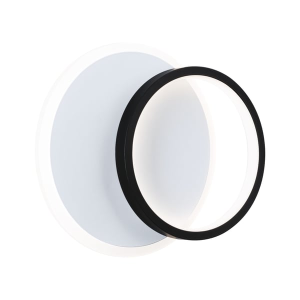 Paulmann LED vägglampa 2Form 4000K 890lm / 0lm 230V 7W / 5,5W Vit, Svart