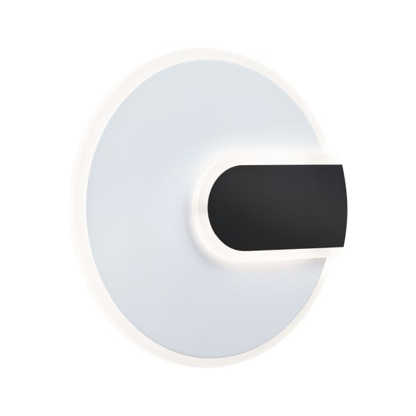 Paulmann LED vägglampa 2Form 4000K 1210lm / 0lm 230V 9W / 3,5W Vit, Svart