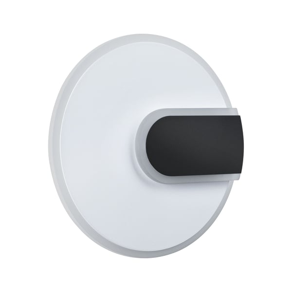 Paulmann LED vägglampa 2Form 4000K 1210lm / 0lm 230V 9W / 3,5W Vit, Svart