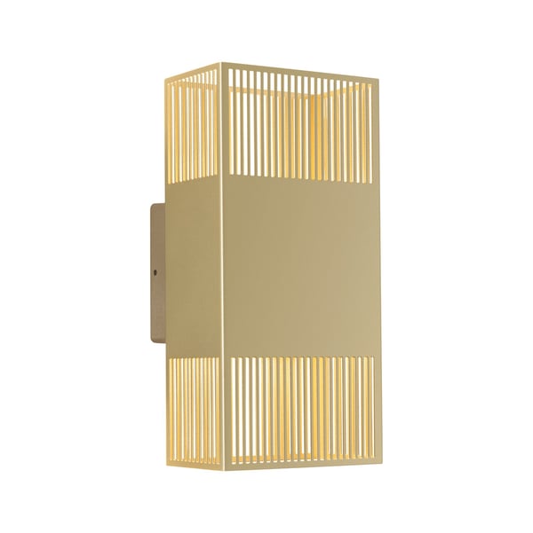 Paulmann LED vägglampa Tharin IP44 3000K 120x250 mm 2x3,7W Guld