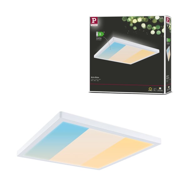 Paulmann LED panel Atria Shine White Select IP44 vinkelformad 298x298 mm 15,7W 2100lm White Select Vit