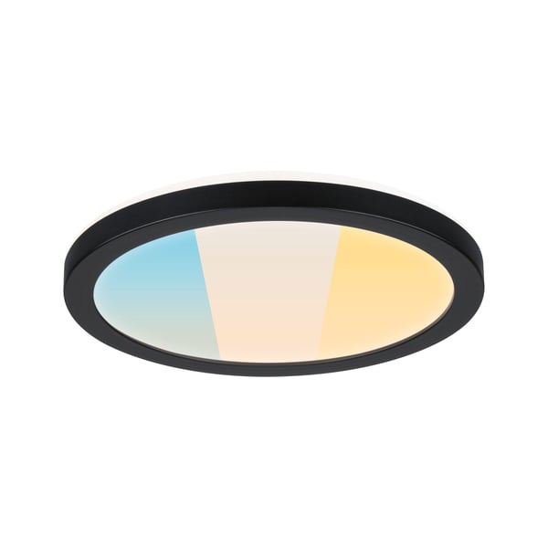 Paulmann LED panel Atria Shine White Select IP44 rund 190 mm 7,6W 1100lm White Select Svart