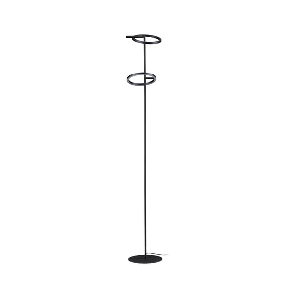 Paulmann LED golvlampa Odila Tunable White 2x1200lm 2x10,4W Svart matt, Krom