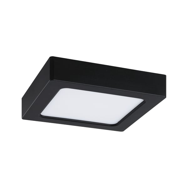 Paulmann LED panel Abia 2 White Select Skymningsstyrd rörelsedetektor (HF) vinkelformad 170x170 mm 9,5W 1100lm 2700 - 4000K Svart