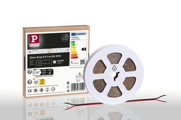 Paulmann Pro Strip LED remsa Silver P75 5m 23W 750lm/m 96 LEDs/m 6500K Paulmann Pro Strip LED remsa Silver P75 5m 23W 750lm/m 96 LEDs/m 6500K