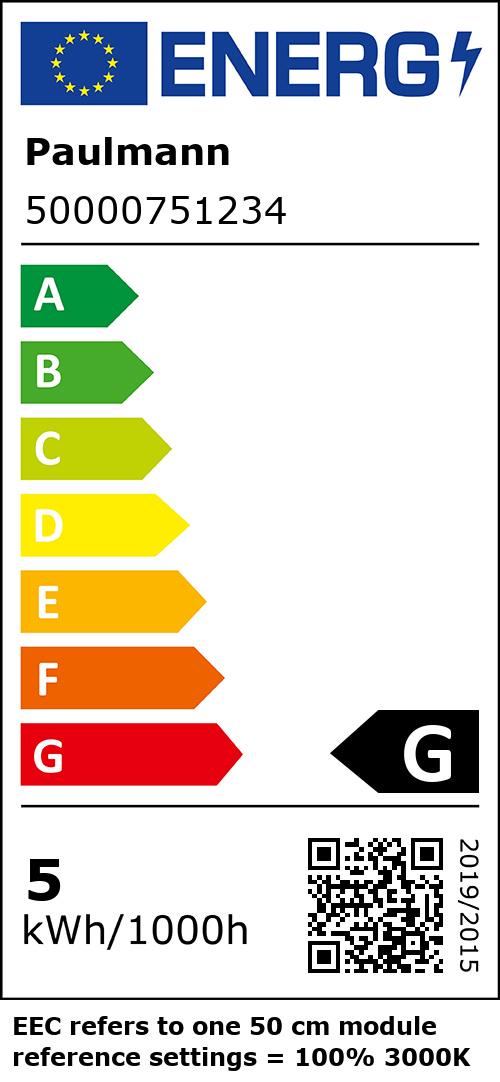 Paulmann Pro Strip LED remsa Silver P75 5m 121W 700lm/m 84 LEDs/m RGBW+