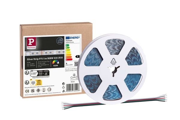Paulmann Pro Strip LED remsa Silver P75 5m 121W 700lm/m 84 LEDs/m RGBW+