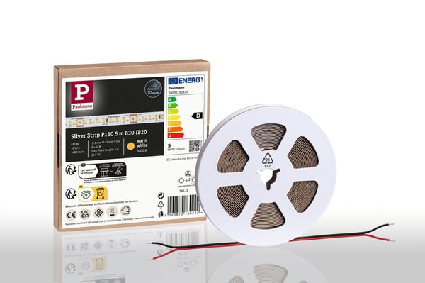 Paulmann Pro Strip LED remsa Silver P150 5m 50W 1480lm/m 160 LEDs/m 3000K