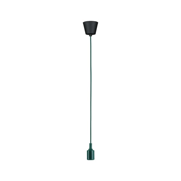 Paulmann Neordic Pendellampa Ketil Neordic E27 max. 60W Grön, Svart dimbar Silikon, Plast