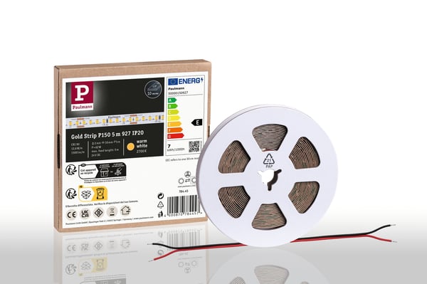Paulmann Pro Strip LED remsa Gold P150 5m 62W 1500lm/m 160 LEDs/m 2700K