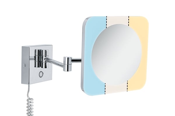 Paulmann LED sminkspegel Jora IP44 White Switch 60lm 230V 3,3W Krom, Vit, Spegel