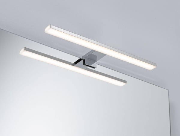 Paulmann LED spegellampa Evie IP44 3000K 610lm 230V 8W Krom