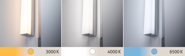 Paulmann LED spegellampa Tova IP44 Tunable White 600lm 230V 6,2W dimbar Krom, Vit
