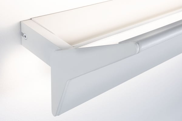 Paulmann LED vägglampa 3-Step-Dim Stine 2700K 970lm / 0lm 230V 13W / 4W dimbar Vit matt
