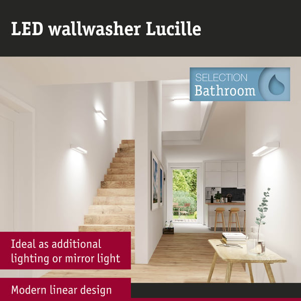 Paulmann Selection Bathroom LED vägglampa 3-Step-Dim Lucille
