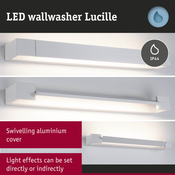 Paulmann Selection Bathroom LED vägglampa 3-Step-Dim Lucille