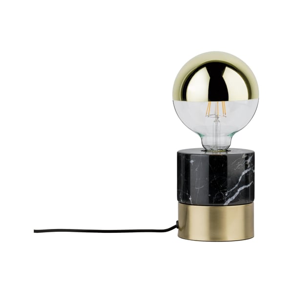 Paulmann Neordic Bordslampa Vala Neordic E27 max. 20W Mässing borstad, Marmor Metall, Marmor