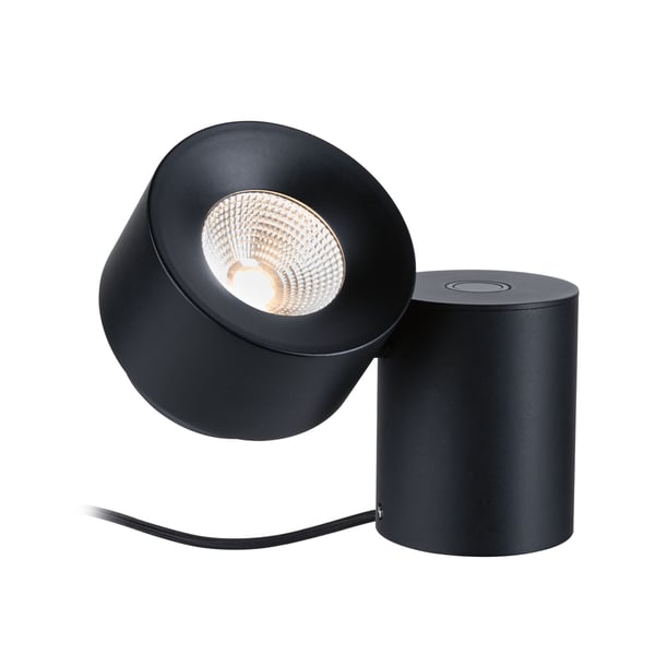 Paulmann LED bordslampa 3-Step-Dim Pane 2700K 300lm 3W Svart