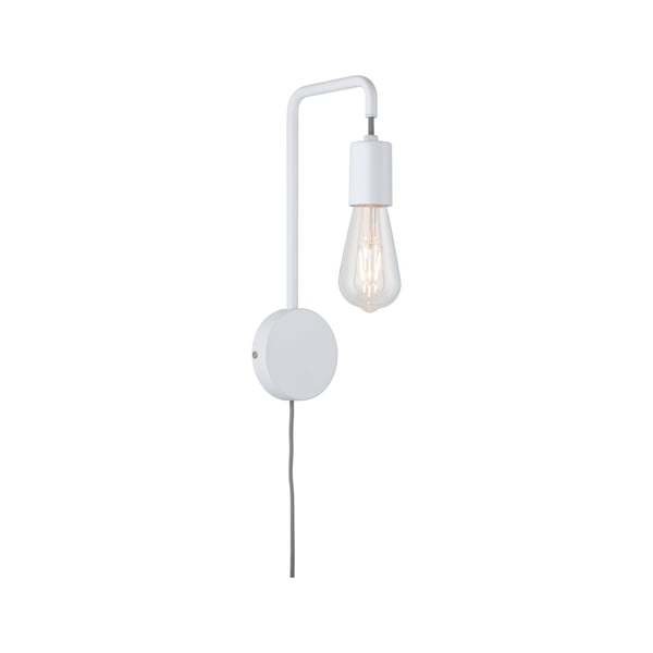 Paulmann Vägglampa Calvani E27 230V max. 40W dimbar Vit