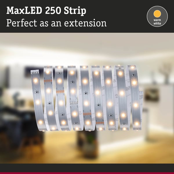 Paulmann MaxLED 250 LED remsa Förlängning 2,5m 2700K 10W 300lm/m 2700K