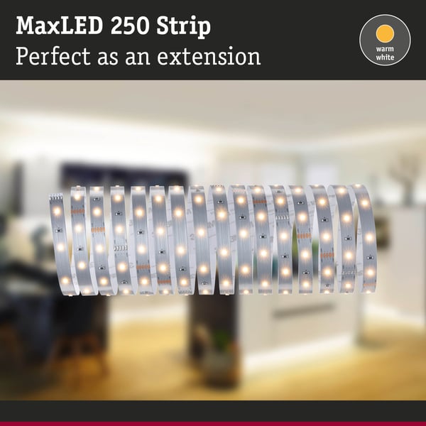 Paulmann MaxLED 250 LED remsa Förlängning 5m 2700K 19W 300lm/m 2700K