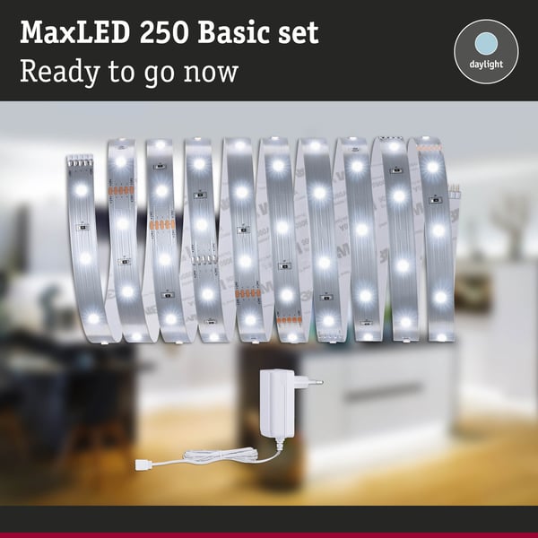 Paulmann MaxLED 250 LED remsa Baspaket 3m 6500K 12W 300lm/m 6500K 24VA