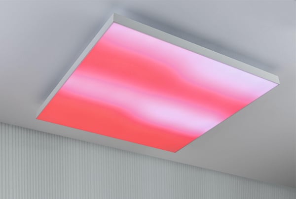 Paulmann LED panel Velora Rainbow dynamicRGBW vinkelformad 595x595 mm 31W 2820lm RGB+ Vit dimbar