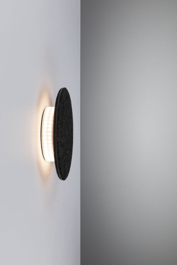 Paulmann LED vägglampa 3-Step-Dim Tulga 2700K 1000lm 230V 15W dimbar Antracit