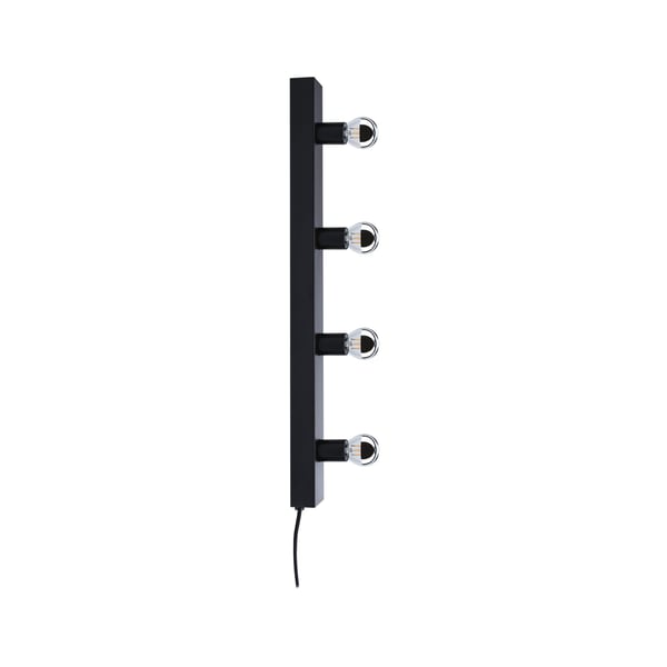 Paulmann Spegellampa Regula II E14 230V max. 4x40W dimbar Svart