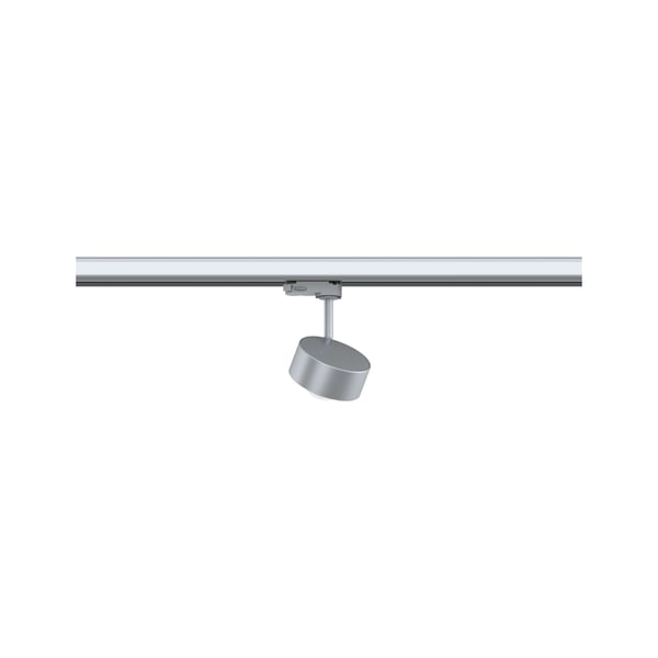 Paulmann ProRail3 LED spårstrålkastare Aldan 539lm 8,5W 3000K dimbar 230V Silver, Svart