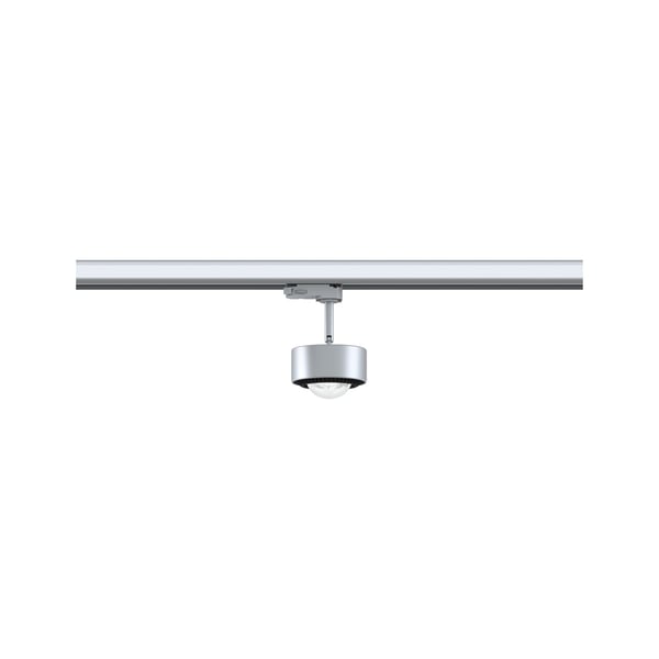 Paulmann ProRail3 LED spårstrålkastare Aldan 533,8lm 8W 4000K dimbar 230V Silver, Svart