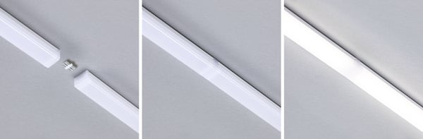 Paulmann LED lampa under skåp Barreo 2x3,3W 300x22 mm 2x300lm 230/24V Vit