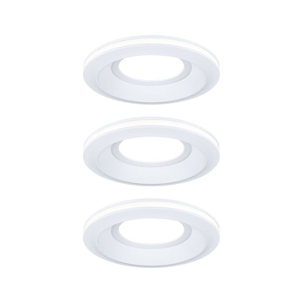 Paulmann Infälld LED lampa Sormus IP65 rund 100 mm 3x4,8W / 1,5W 3x300lm 230V 3000K Vit