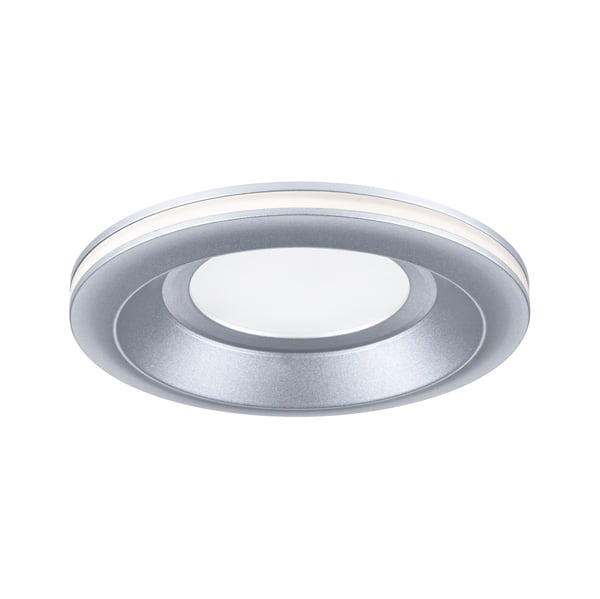 Paulmann Infälld LED lampa Sormus IP65 rund 100 mm 4,8W / 1,5W 300lm 230V 3000K Krom matt