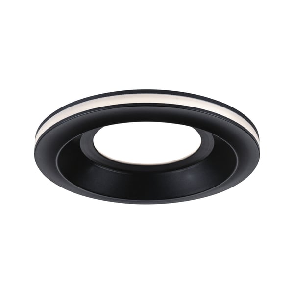 Paulmann Infälld LED lampa Sormus IP65 rund 100 mm 4,8W / 1,5W 300lm 230V 3000K Svart