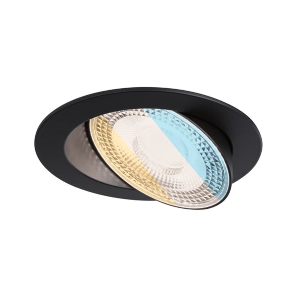 Paulmann Infälld LED lampa White Select Aumus rund 105 mm 90° 5W 700lm 230V dimbar White Select Svart