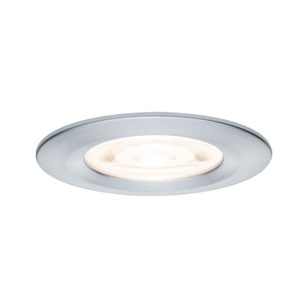 Paulmann Infälld LED lampa Nova GU10 Flat styv IP44 3x4,9W 3x550lm 230V 2700K Aluminium vriden