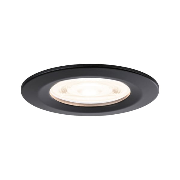 Paulmann Infälld LED lampa Nova GU10 Flat styv IP44 3x4,9W 3x550lm 230V 2700K Svart matt