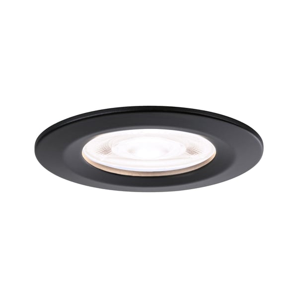 Paulmann Infälld LED lampa Nova GU10 Flat styv IP44 3x4,9W 3x550lm 230V 4000K Svart matt