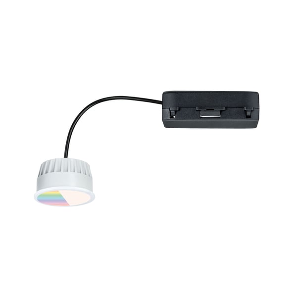 Paulmann LED modul infälld belysning RGBW Coin 50 mm Coin 6W 500lm 230V dimbar 2200 - 6500K Satin