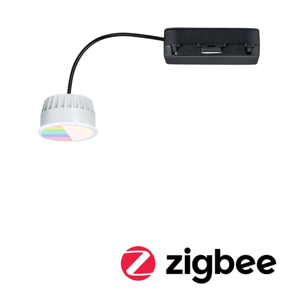 Paulmann LED modul infälld belysning RGBW Coin 50 mm Coin 6W 500lm 230V dimbar 2200 - 6500K Satin