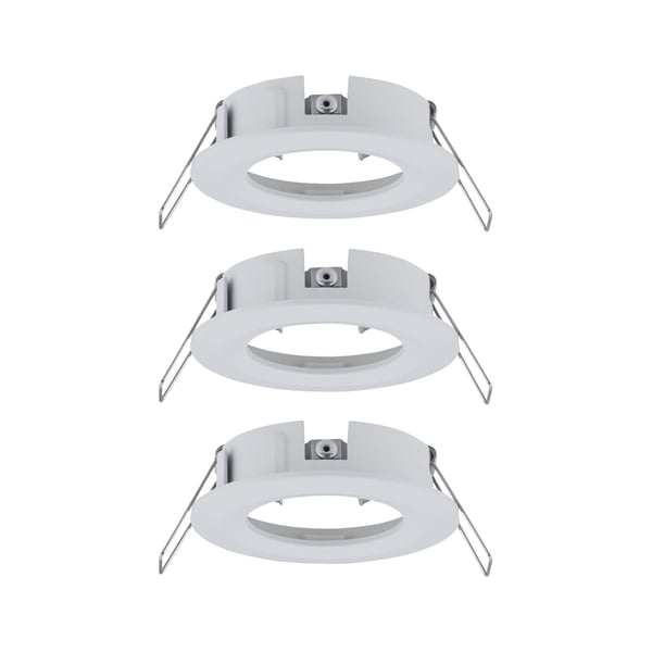 Paulmann Infälld armatur Choose IP44 rund 78 mm max. 3x10W 230V dimbar Vit matt