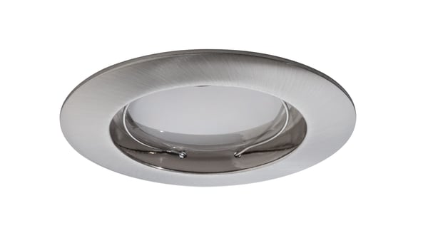 Paulmann Infälld LED lampa Varmvit Coin IP44 rund 79 mm Coin 3x6,8W 3x380lm 230V dimbar 2700K Järn borstat, Satin