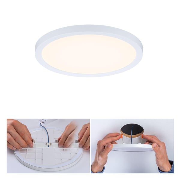 Paulmann VariFit Infälld LED panel Areo panel IP44 rund 175 mm 13W 1200lm 3000K Vit