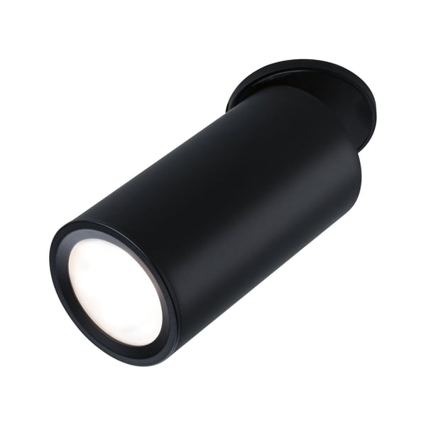 Paulmann Infälld LED lampa 3-Step-Dim Turnal rund 60 mm 90° Coin 6W 470lm 230V dimbar 2700K Svart matt