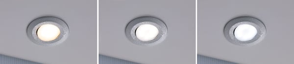Paulmann Infälld LED lampa Calla IP65 rund 90 mm 30° 3x5W 3x400lm 230V White Switch Krom matt