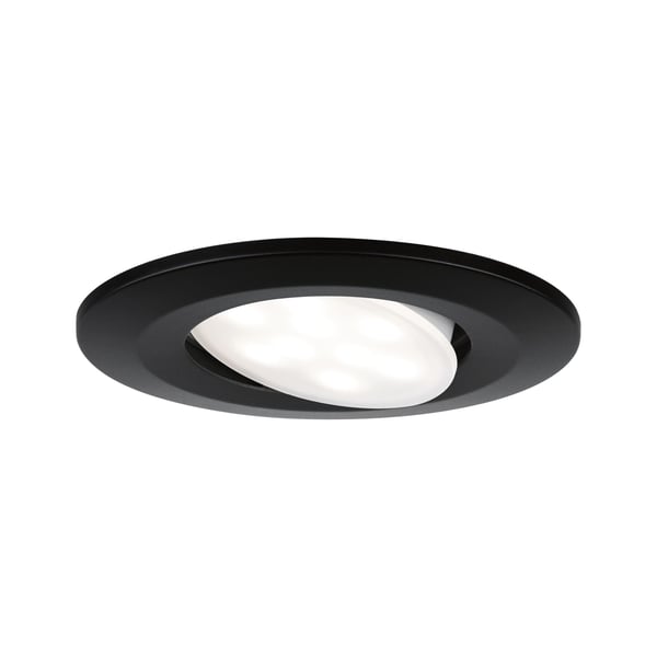 Paulmann Infälld LED lampa Calla IP65 rund 90 mm 30° 3x5W 3x400lm 230V White Switch Svart matt